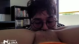 Gabbie Luna Dando A Buceta E O Cuzinho Pro Dotado Foder E Encher De Porra Squirting!