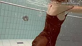 Gazel Podvodkova Small 18+ Tits and Great Ass in Underwater Action
