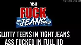 19yo student says, 'let my fwb stud in to assfuck me hard in jeans in the dorm'