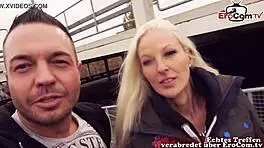 Sex in parking garage with picked up slut