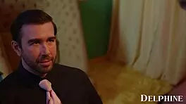 sexy boss vanna bardot gets clothes ripped during office handjob