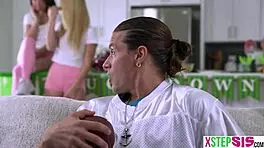 xstepsis com - teen 18+ maria kazi and asian bff lulu chu tease my big dick!