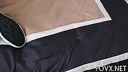 Porn Model Alex Little 18+ Blowjob And Ball Licking