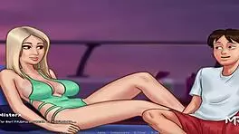 summertimesaga blowjob on yacht with big ass anime chick 😍