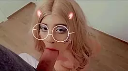 Teen Latina Enjoys Homemade Treat With Friends