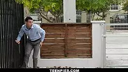 busty babe alina belle enjoys a casual shower with cum on her thick ass