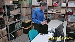 Caught thief fucked by monster cock