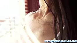 European Teen Babe With Pierced Pussy Gets Fucked Hard By Grandpa In Intense Session