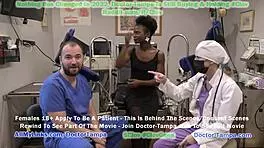 Doctor Tampa Performs Yearly Gyno Exam on Rina Arem with Nurse Stacy Shepard's Assistance