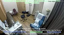 Doctor Tampa Performs Yearly Gyno Exam on Rina Arem with Nurse Stacy Shepard's Assistance