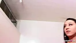 Mya, your curvy teen step sister, says 'I'm ready for my first interracial sex with your huge black cock friend.'