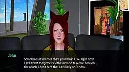 teen anime girl with small tits in hentai 3d cartoon