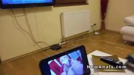 beautiful girlfriend tries anal with me.