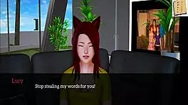 teen anime girl with small tits in hentai 3d cartoon