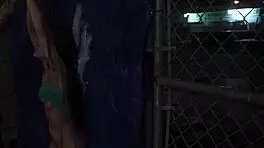 B dildo gaping pussy xxx rough outdoor public lovemaking is anya