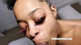 chanel star handles that big black cock like a pro