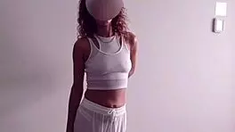 French Skinny Girl Sucks and Screws Fat Mexican in Bedroom.