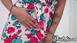 irresistible liza rowe spreads legs for big dick creampie in cowgirl doggystyle bent over