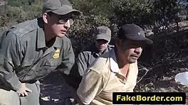 Strip search turns into wild outdoor action with a gorgeous blonde vixen