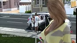 Wife And Stepmother Engage In Homemade Game With Big Ass And Small Tits