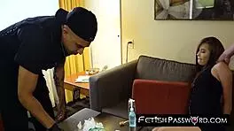 carolina sweets, wow! dominated by officers with cum smeared cock!