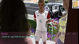 Wife And Stepmother Engage In Homemade Game With Big Ass And Small Tits