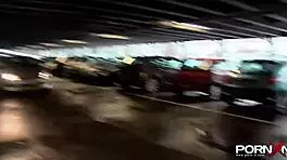 British Petite Amateur Flashes Shaved Pussy Outdoors