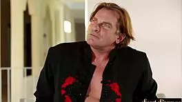 Wow, busty teen gets slammed doggystyle by her stepdad, so hot! 😍