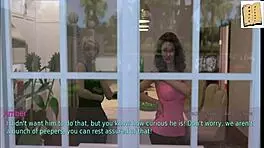 Wife And Stepmother Engage In Homemade Game With Big Ass And Small Tits