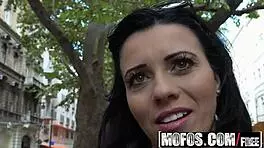 Check out Vicky Love's public pick up leading to epic facial in pov