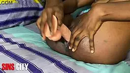 do you see this huge dildo creampieing my wet pussy?