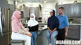 Personal Hijabs Willow Ryder, Violet Gems, Sophia Leone with Nicky Rebel