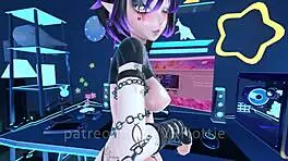 Office lap dance turns into pov ass job.