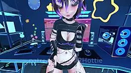 Office lap dance turns into pov ass job.