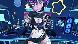 Office lap dance turns into pov ass job.