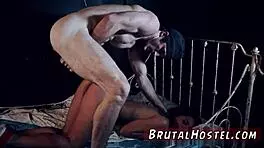 Watch this hot teen 18+ strip and get dominated in standing sex!