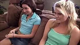 Petite Amateur Lesbians Chloe 18 & Little Summer Explore Naughty Fun