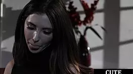 OMG, hairy muff nanny got jizzed by older boss first time! 😱