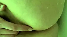 Teen 18+ fingers wet pussy in shower squirting cream down legs. 💦