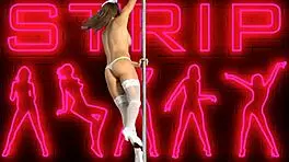 性感护士在医院表演脱衣秀，撕掉衣服