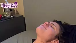 Abby Kiss in BEAUTIFUL AGONY with a wild vibrator session. Squirting everywhere in kinky cheating play