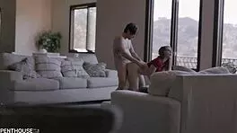 PenthouseGold com - Slutty Teen Laney Grey Seduces Step Daddy with Tight Pussy