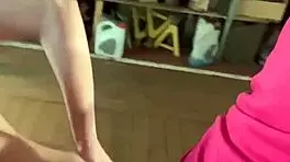 Damn! Guy Drills Young 18+ Girl Hard in Ass in Father’s Garage!