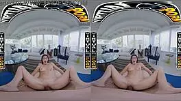 VIRTUAL PORN - MAE MILANOS STEP CREEP FUCKS HER HARD!