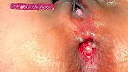 Hot bitch masturbates with dildo, dreaming of two cocks in her big ass.