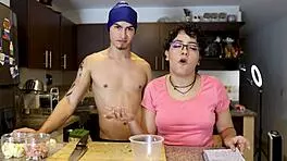 Henry and Veronika Deliver Intense Blowjob Action