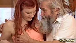 Daddy Creampie Amateur Girl Blows Old Man Hard