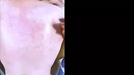 His Friend's Stepmother Moans As He Licks Her Clit