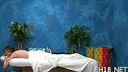 Sexy teen fucked by massage therapist
