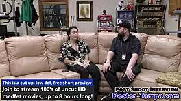 omg, i’m like so nervous, becoming doctor tampa for mara luvs 1st gyno exam